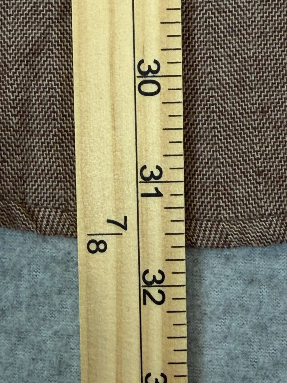 Weatherproof Vintage Men's Herringbone Long Sleeve Shirt XXL Chicory Brown NWT - Picture 12 of 12